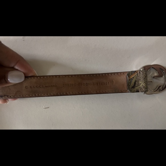 Gucci kids safari belt 258395 size small unisex Authentic - Picture 3 of 4